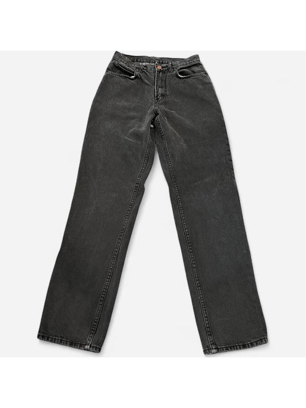 Vintage Britannia black faded jeans straight leg 90s y2k